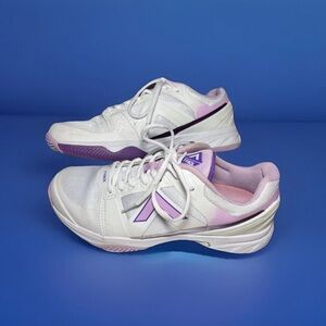 Rare Tyrol Women's Striker Pro V pickleball White Purple shoes  - Size 9